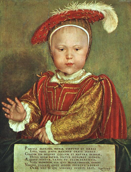 Hans Holbein Edward VI as a Child